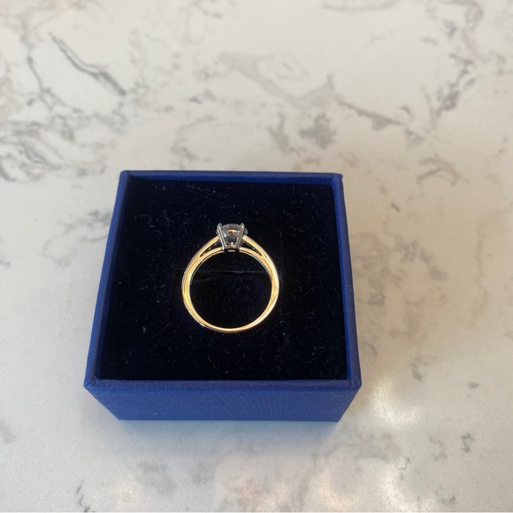 Swarovski’s Attract Ring, size 52. Round cut, Pavé, White, Rhodium plated. NIB - Picture 5 of 14